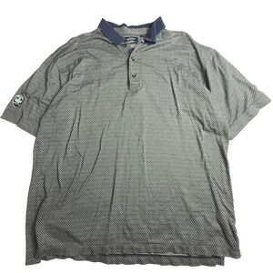 VTG Belleair Country Club Callaway Golf Two-Ply Sz L Blue Mercerized Cotton Polo